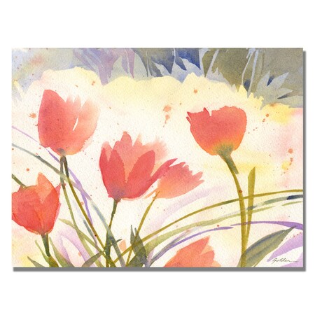 Shelia Golden 'Spring Song' Canvas Art,35x47